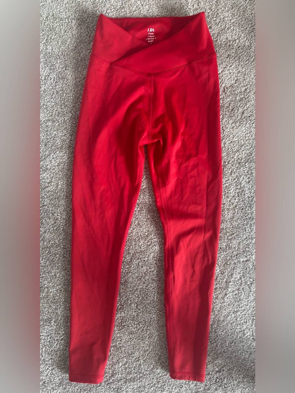 FRN active - ‘The Sarah’ leggings in Picante red